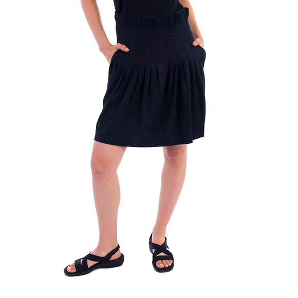 ALBINO BLACK MIDI SKIRT | WOMENS SIZE 29 - Picture 1 of 5